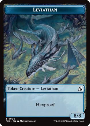Image of Leviathan // Beast Double-Sided Token (FRA-6 // 8) - Reality Fracture