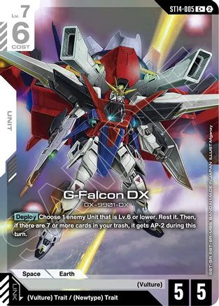 Image of G-Falcon DX (C+) (ST14-005) - Starter Deck 14 Heavy Dominion Holofoil