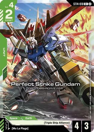 Image of Perfect Strike Gundam (C+) (ST14-010) - Starter Deck 14 Heavy Dominion Holofoil