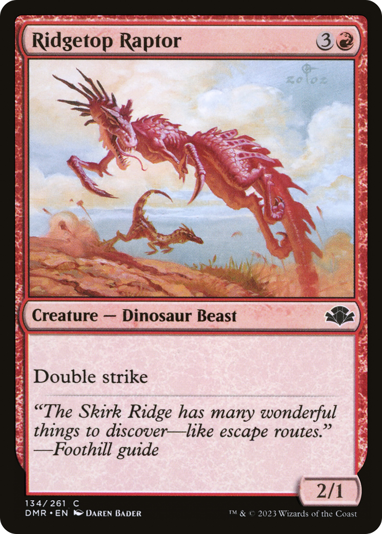 Image of Ridgetop Raptor [Dominaria Remastered]