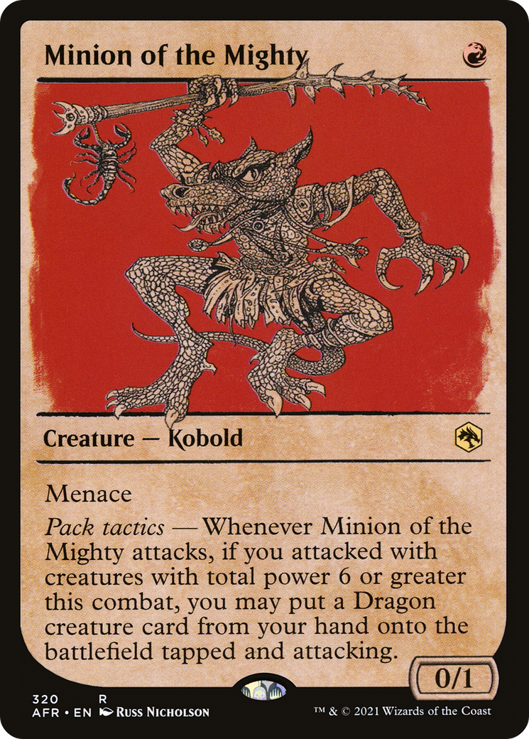 Image of Minion of the Mighty (Showcase) [Dungeons & Dragons: Adventures in the Forgotten Realms]