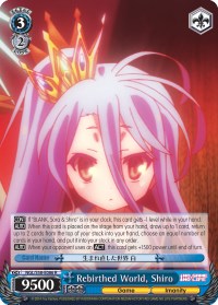 Image of Rebirthed World, Shiro (NGL/S58-E086 R) [No Game No Life]