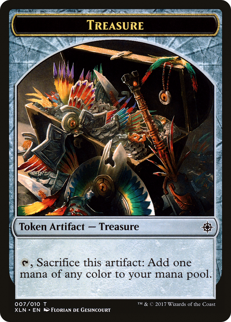 Image of Treasure Token (007) (XLN-007) - Ixalan Tokens Foil