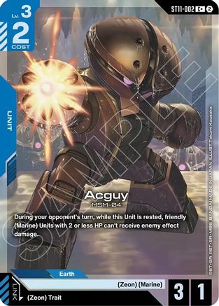 Image of Acguy (C+) (ST11-002) - Starter Deck 11 Aquatic Assault Holofoil