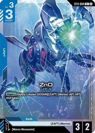 Image of ZnO (C+) (ST11-004) - Starter Deck 11 Aquatic Assault Holofoil