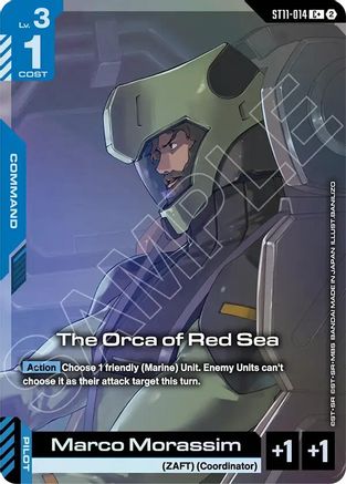 Image of The Orca of Red Sea (C+) (ST11-014) - Starter Deck 11 Aquatic Assault Holofoil