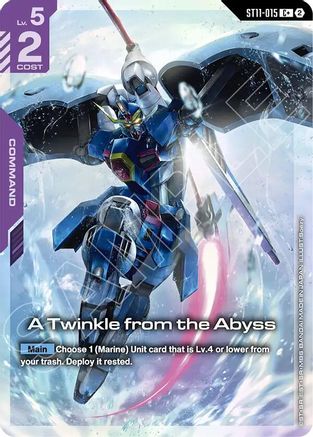 Image of A Twinkle from the Abyss (C+) (ST11-015) - Starter Deck 11 Aquatic Assault Holofoil