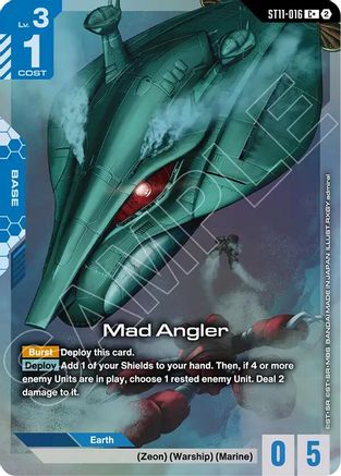 Image of Mad Angler (C+) (ST11-016) - Starter Deck 11 Aquatic Assault Holofoil