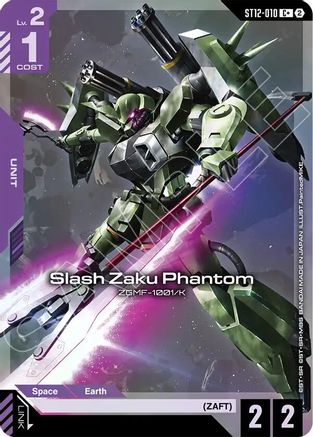 Image of Slash Zaku Phantom (C+) (ST12-010) - Starter Deck 12 Raging Onslaught Holofoil