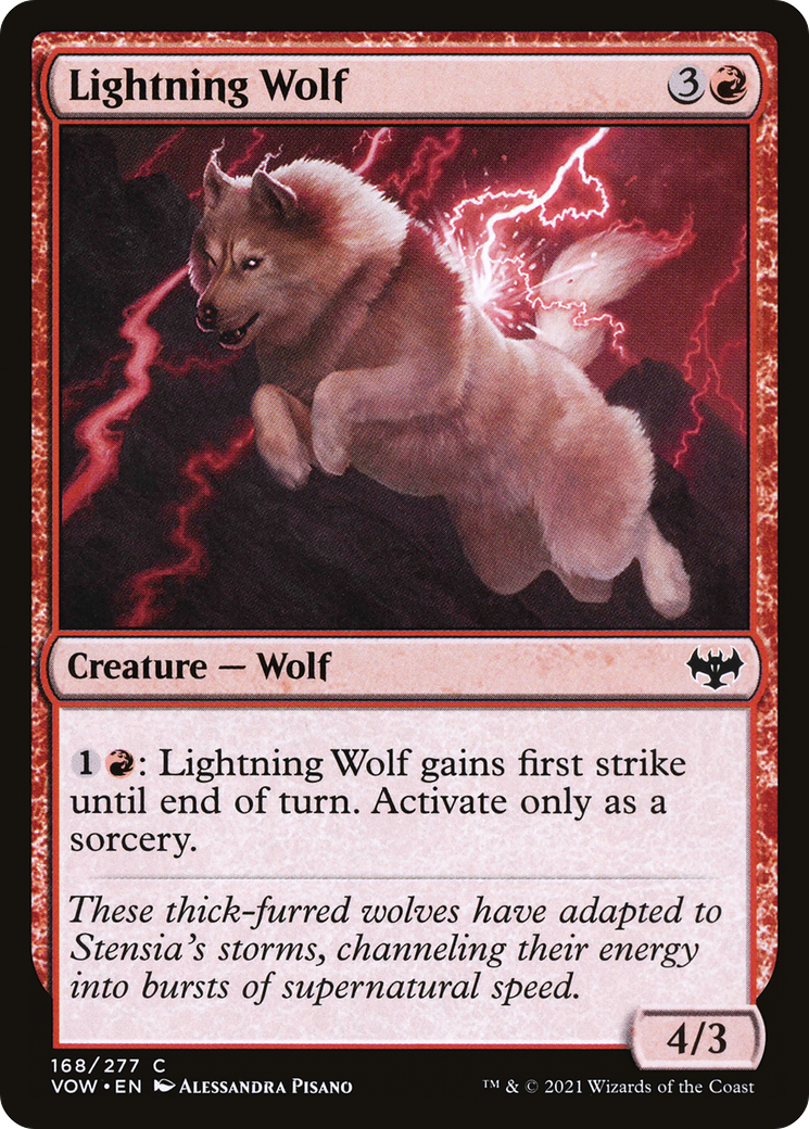 Image of Lightning Wolf [Innistrad: Crimson Vow]