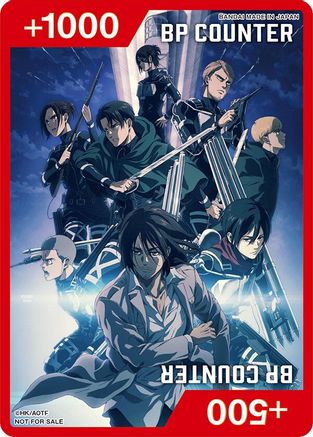Image of BP Counter (Attack on Titan)  - Union Arena Promotion Cards