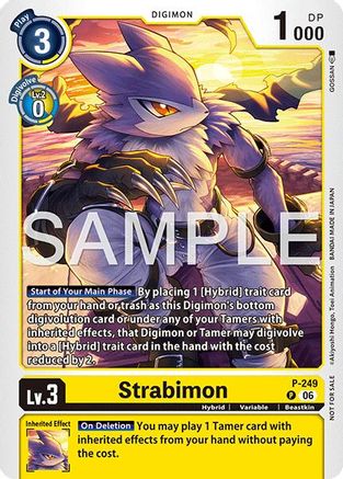 Image of Strabimon (Official Store Tournament 2026 Vol. 4 Participant) (P-249) - Digimon Promotion Cards