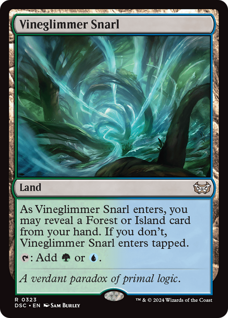 Image of Vineglimmer Snarl [Duskmourn: House of Horror Commander]
