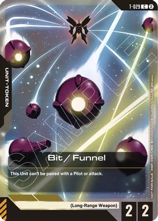 Image of Bit / Funnel Token (Store Tournament Participation Pack 06) (T-029) - Gundam Promotional Cards Holofoil