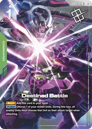 Image of Destined Battle (Store Tournament Winner Pack 06) (GD04-107) - Gundam Promotional Cards Holofoil