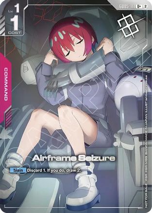 Image of Airframe Seizure (Store Tournament Winner Pack 06) (GD05-111) - Gundam Promotional Cards Holofoil