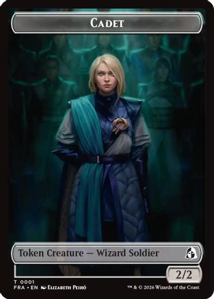 Image of Cadet // Map Double-Sided Token (FRC-1 // 14) - Commander: Reality Fracture Foil