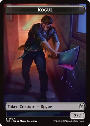 Image of Rogue // Zombie Army Double-Sided Token (FRC-7 // 8) - Commander: Reality Fracture Foil