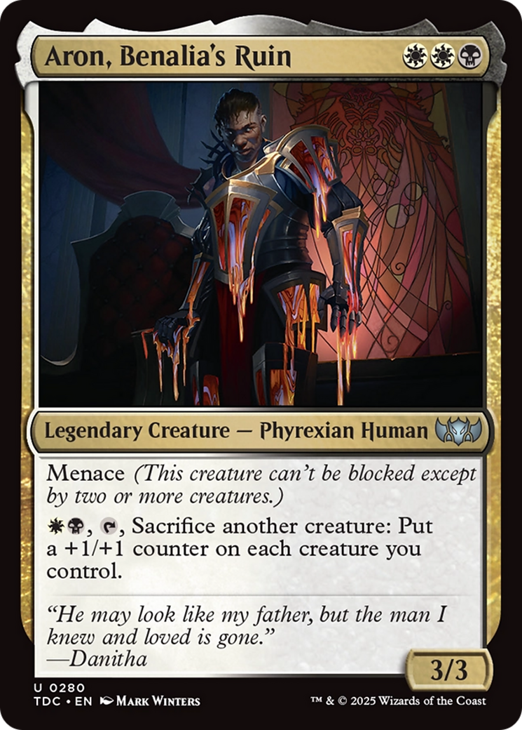 Image of Aron, Benalia's Ruin [Tarkir: Dragonstorm Commander]