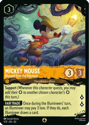 Image of Mickey Mouse - Rescued from the Entrance (1/37) - Illumineers Quest The Great Hunny Rescue