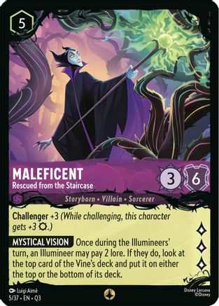 Image of Maleficent - Rescued from the Staircase (5/37) - Illumineers Quest The Great Hunny Rescue