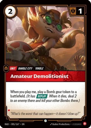 Image of Amateur Demolitionist (001/167) - Radiance