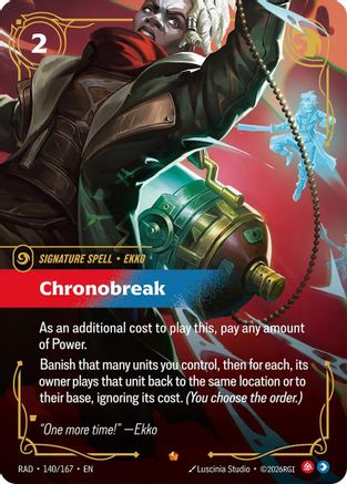 Image of Chronobreak (140/167) - Radiance Foil