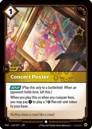 Image of Concert Poster (116/167) - Radiance