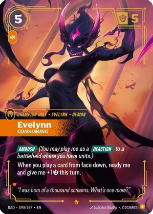Image of Evelynn, Consuming (090/167) - Radiance Foil