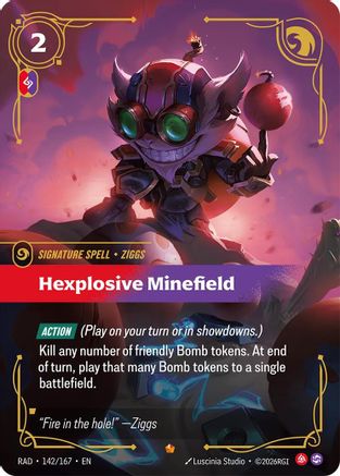 Image of Hexplosive Minefield (142/167) - Radiance Foil