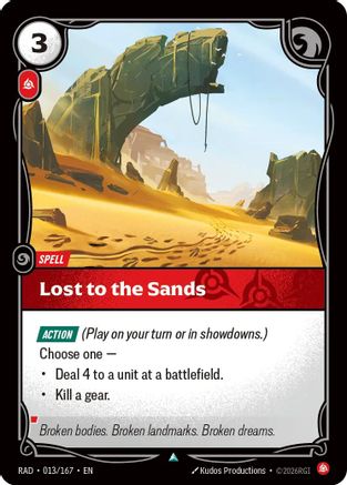 Image of Lost to the Sands (013/167) - Radiance