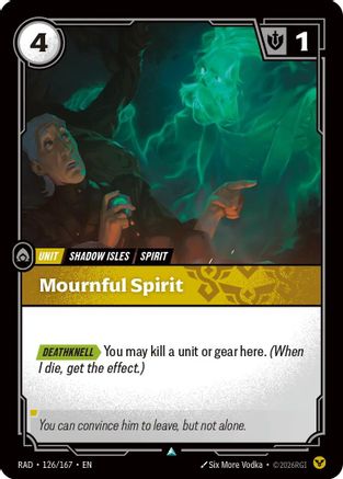 Image of Mournful Spirit (126/167) - Radiance Foil