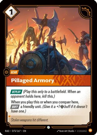 Image of Pillaged Armory (073/167) - Radiance