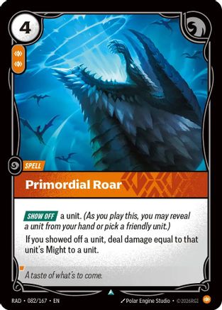 Image of Primordial Roar (082/167) - Radiance
