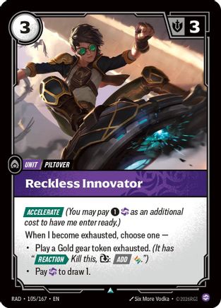 Image of Reckless Innovator (105/167) - Radiance Foil