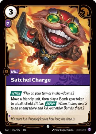 Image of Satchel Charge (096/167) - Radiance Foil