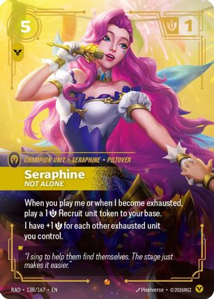 Image of Seraphine, Not Alone (138/167) - Radiance Foil