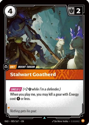 Image of Stalwart Goatherd (083/167) - Radiance