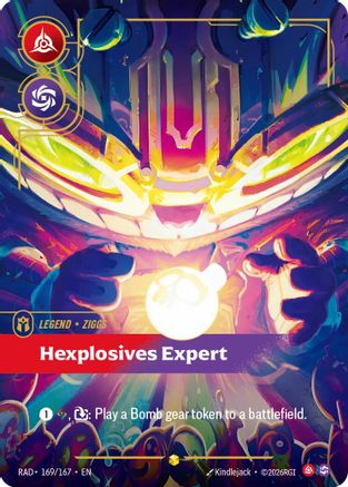 Image of Ziggs, Hexplosives Expert (Overnumbered) (169/167) - Radiance Foil