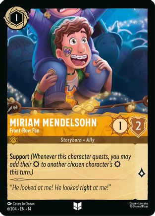 Image of Miriam Mendelsohn - Front-Row Fan (6/204) - Hyperia City