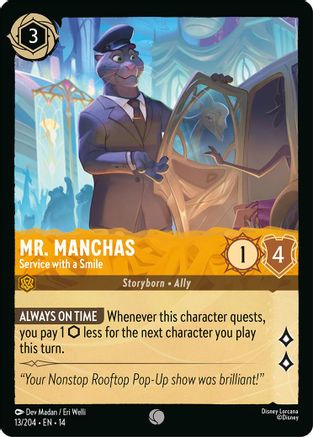 Image of Mr. Manchas - Service with a Smile (13/204) - Hyperia City