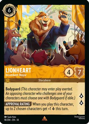Image of Lionheart - Incumbent Mayor (18/204) - Hyperia City