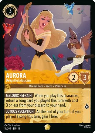 Image of Aurora - Delightful Musician (19/204) - Hyperia City Cold Foil