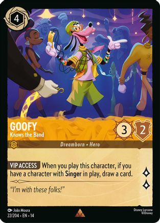 Image of Goofy - Knows the Band (22/204) - Hyperia City