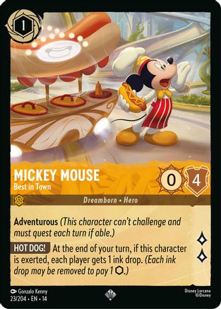 Image of Mickey Mouse - Best in Town (23/204) - Hyperia City