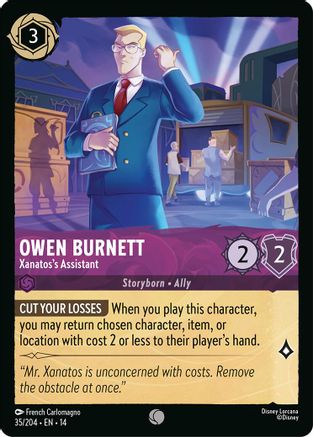 Image of Owen Burnett - Xanatos's Assistant (35/204) - Hyperia City