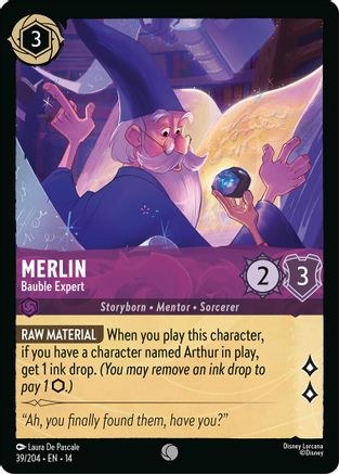 Image of Merlin - Bauble Expert (39/204) - Hyperia City Cold Foil