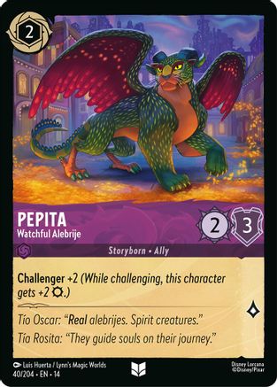 Image of Pepita - Watchful Alebrije (40/204) - Hyperia City Cold Foil