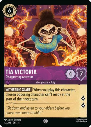 Image of Tia Victoria - Disapproving Ancestor (42/204) - Hyperia City
