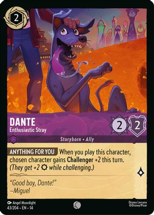 Image of Dante - Enthusiastic Stray (43/204) - Hyperia City Cold Foil